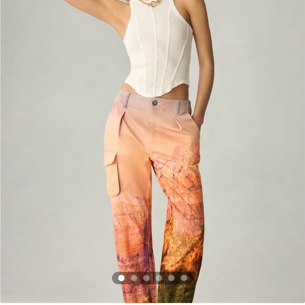 Pilcro Anthropologie jogger cargo pants
